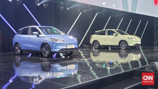 Harga mobil listrik Neta V Rp379 juta dengan status on the road Jakarta,