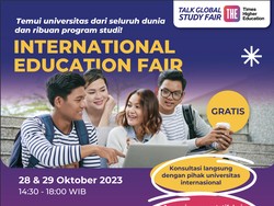 Talk Global Study Fair Digelar 28-29 Oktober 2023 di Jakarta, Ini Daftar Kampusnya!