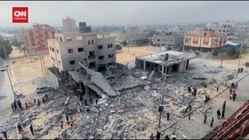 VIDEO: Khan Younis Dibombardir, Warga Gaza Merasa Dibohongi Israel