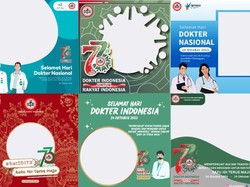 20+ Twibbon Hari Dokter Nasional-HUT IDI 2023 Gratis, Plus Ucapan