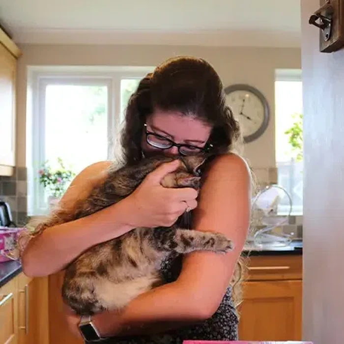 Bella, kucing 14 tahun yang punya suara dengkuran paling keras