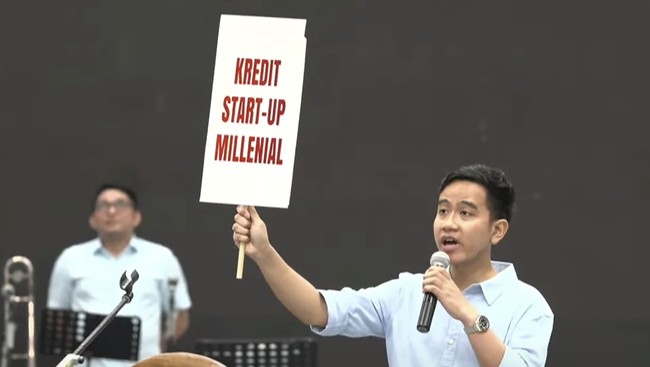 Cawapres Koalisi Indonesia Maju, Gibran Rakabuming Raka membocorkan beberapa program Prabowo Subianto. Beberapa program; KIS lansia, kredit startup.
