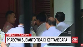 VIDEO: Detik-detik Prabowo Subianto Tiba di Kertanegara