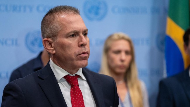 Duta Besar Israel untuk PBB Gilad Erdan menyebut draf resolusi usulan Yordania soal desakan gencatan senjata di Gaza cocok masuk "tong sampah sejarah".