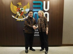 Gantikan Luhut, Erick Bertemu Presiden ExxonMobil Bahas Pasokan Energi