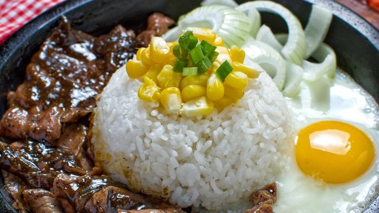 Ilustrasi beef pepper rice