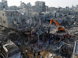 Israel Serang Kamp Pengungsian Padat Penduduk di Gaza, 15 Orang Tewas