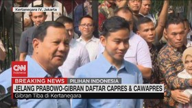 VIDEO: Pakai Baju Biru, Ini Pertemuan Prabowo-Gibran Pertama Kali