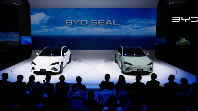 Perusahaan sudah menyiapkan sejumlah model mobil listrik untuk pasar otomotif nasional di antaranya BYD Seal.