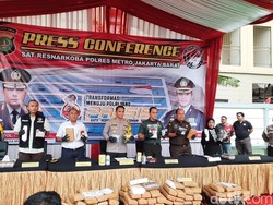 Polres Jakbar Musnahkan Sabu, Ganja dan Ekstasi Senilai Rp 12 M