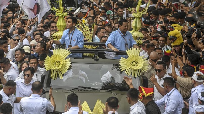 Ada 13 panggung hiburan di sepanjang Sudirman-Thamrin untuk memeriahkan pelantikan presiden dan wakil presiden, Minggu 20 Oktober 2024.