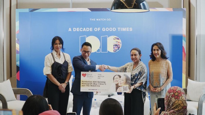 Dalam Rangka Perayaan Satu Dekade, The Watch Co. Bagikan 400 Layanan Mamogram Gratis!