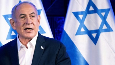 PM Israel Benjamin Netanyahu merespons pernyataan Presiden Prancis, Emmanuel Macron yang meminta agar Israel menghentikan semua bentuk serangan ke Palestina.