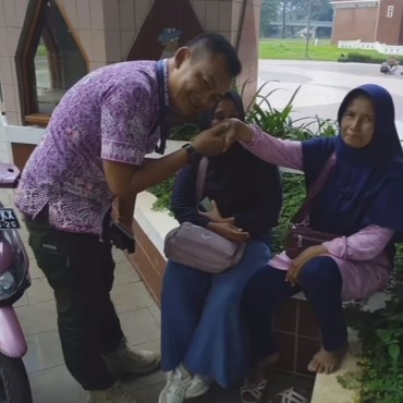 Begini Tampang Satpam TMII yang Viral Usai Maki-maki Ibu Pedagang