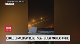 VIDEO: Israel Luncurkan Roket Suar Dekat Markas Unifil