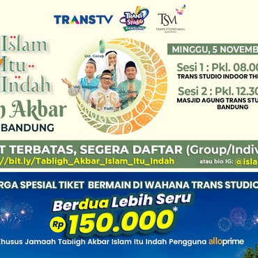 Yuk Warga Bandung Hadir di 'Tabligh Akbar Islam Itu Indah Goes To Bandung'