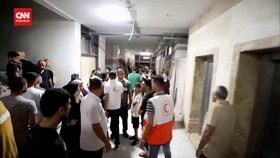 VIDEO: Markas Bulan Sabit Merah Palestina Khan Younis Dibom Israel
