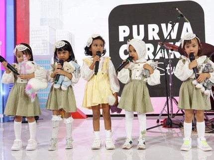 7 Potret Meriah nan Seru Purwacaraka & Alsa di Panggung LazMall Daily Bundafest