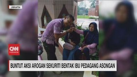 VIDEO: Buntut Aksi Arogan Sekuriti Bentak Ibu Pedagang Asongan