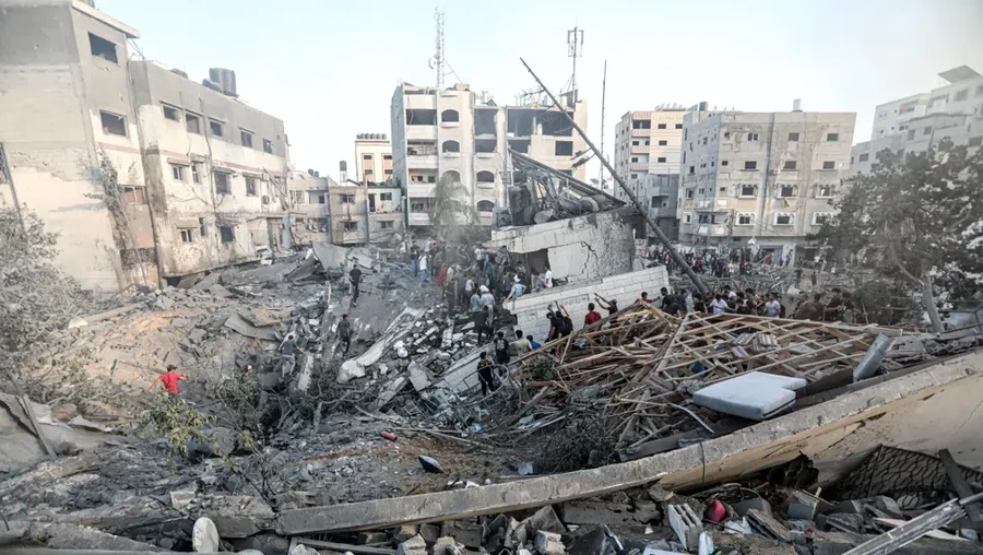 Jalan Jalaa di Gaza yang Digempur Rudal Israel