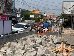 Kawasan Mampang Depok Macet Parah Pagi Tadi, Ini Penyebabnya