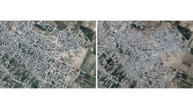 FOTO: Gambar Satelit Gaza Sebelum dan Sesudah Dibombardir Israel