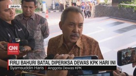 VIDEO: Firli Bahuri Batal Diperiksa Dewas KPK Hari Ini