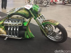 Aerox Berwajah Harley Davidson, Modifikasinya Tidak Sampai Rp 100 Juta