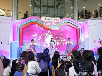 Heboh Banget! 7 Potret Quinn Salman Meriahkan Panggung LazMall Daily Bundafest