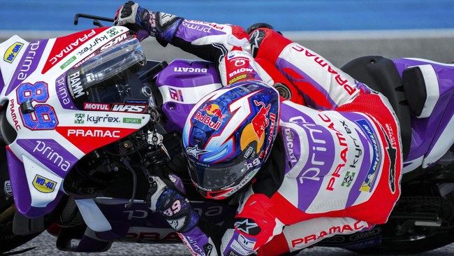 Saya Tidak Lupa Caranya Balapan MotoGP Pembalap Pramac Ducati Jorge Martin murka karena kualitas ban Michelin yang digunakan saat finis di posisi sepuluh pada balapan MotoGP Qatar 2023.