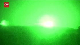 VIDEO: Detik-detik Bom Israel Hantam Gaza Jumat Malam