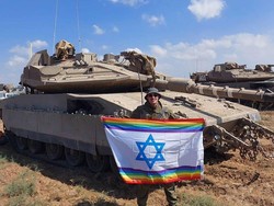 Tentara Gay Israel Kibarkan Bendera LGBT di Tank, Siap Jadi Sasaran Utama Hamas