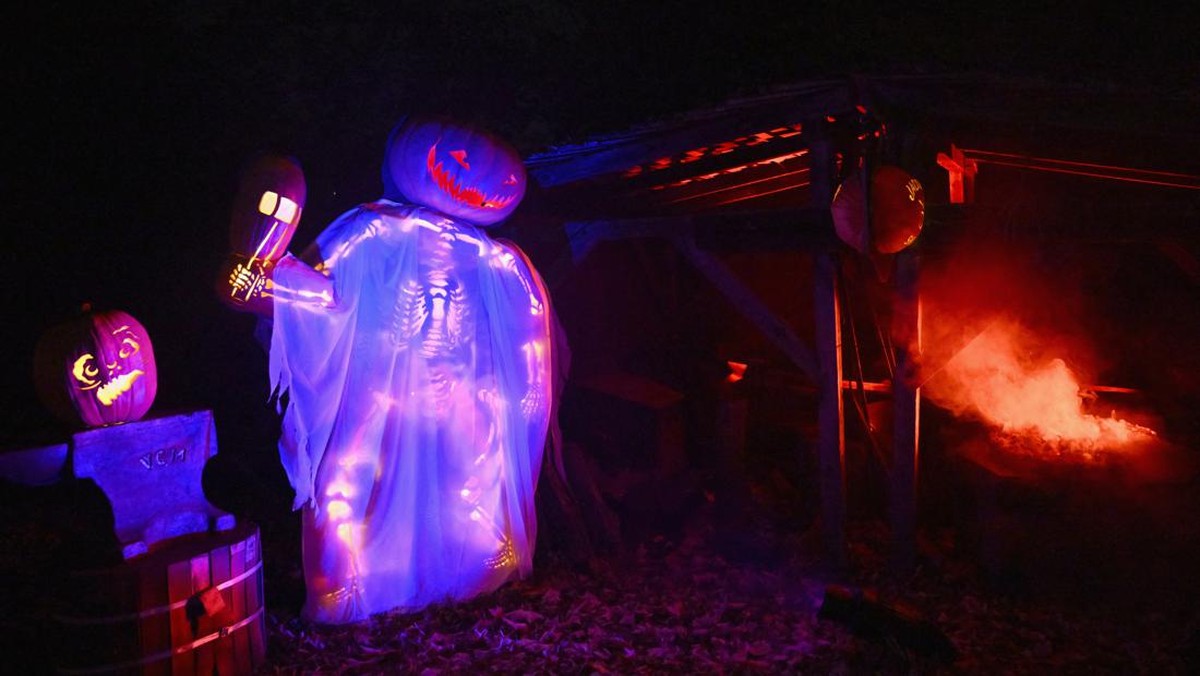 FOTO: Melihat 7.000 Labu Bercahaya di Perayaan Halloween New York