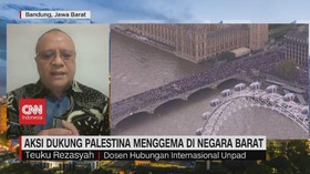 VIDEO: Aksi Dukung Palestina Menggema di Negara Barat