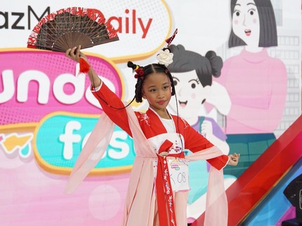 Serunya Lomba Kreasi Kuncir & Dance Group di LazMall Daily Bundafest Hari ke-3
