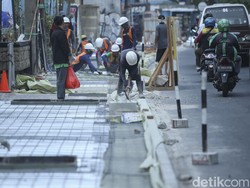 Trotoar Jl Margonda Dibongkar Lagi, PKS Minta Desainnya Diperhatikan