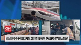 VIDEO: Membandingkan Kereta Cepat dengan Transportasi Lainnya