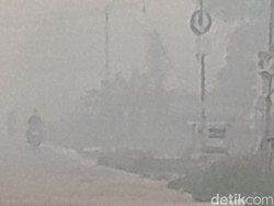 Palembang Kembali Diselimuti Kabut Asap Tebal