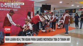 VIDEO: Tim Asian Para Games Indonesia Tiba Di Tanah Air