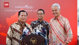 VIDEO: Makan Siang Jokowi dan Para Bacapres, Prabowo: Saya Makan Banya