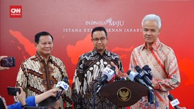 VIDEO: Makan Siang Jokowi dan Para Bacapres, Ganjar: Makanannya Enak.