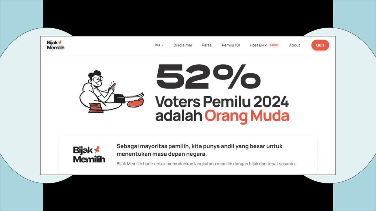 Cari Tahu Serba-serbi Pemilu Indonesia Lewat Bijakmemilih.id