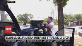 VIDEO: Elon Musk Janjikan Internet Starlink Di Gaza