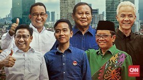 Litbang Kompas: Prabowo-Gibran 39,3 Persen, Anies-Muhaimin 16,7 Persen