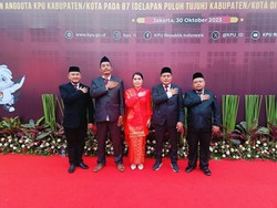 Mutia Atiqah Jadi Ketua, Ini Struktur Pengurus KPU Medan Periode 2023-2028