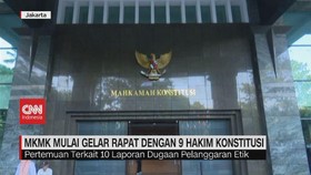 VIDEO: MKMK Mulai Gelar Rapat Dengan 9 Hakim Konstitusi
