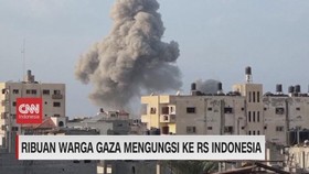 VIDEO: Ribuan Warga Gaza Mengungsi ke RS Indonesia