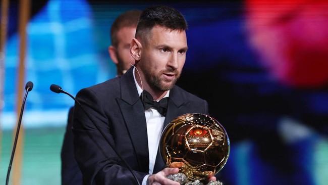 Berapa uang hadiah yang didapat Lionel Messi usai meraih penghargaan Ballon d'Or?