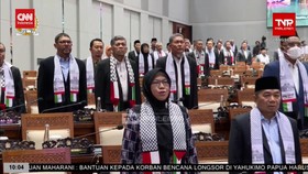 VIDEO: Anggota DPR Kompak Pakai Syal Palestina Saat Rapat Paripurna