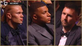 VIDEO: Reaksi Haaland dan Mbappe Dengar Messi Raih Ballon d'Or